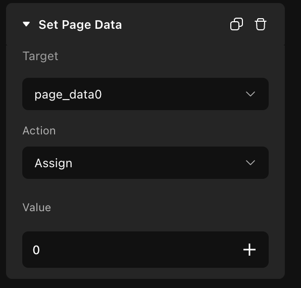 Set variable to zero