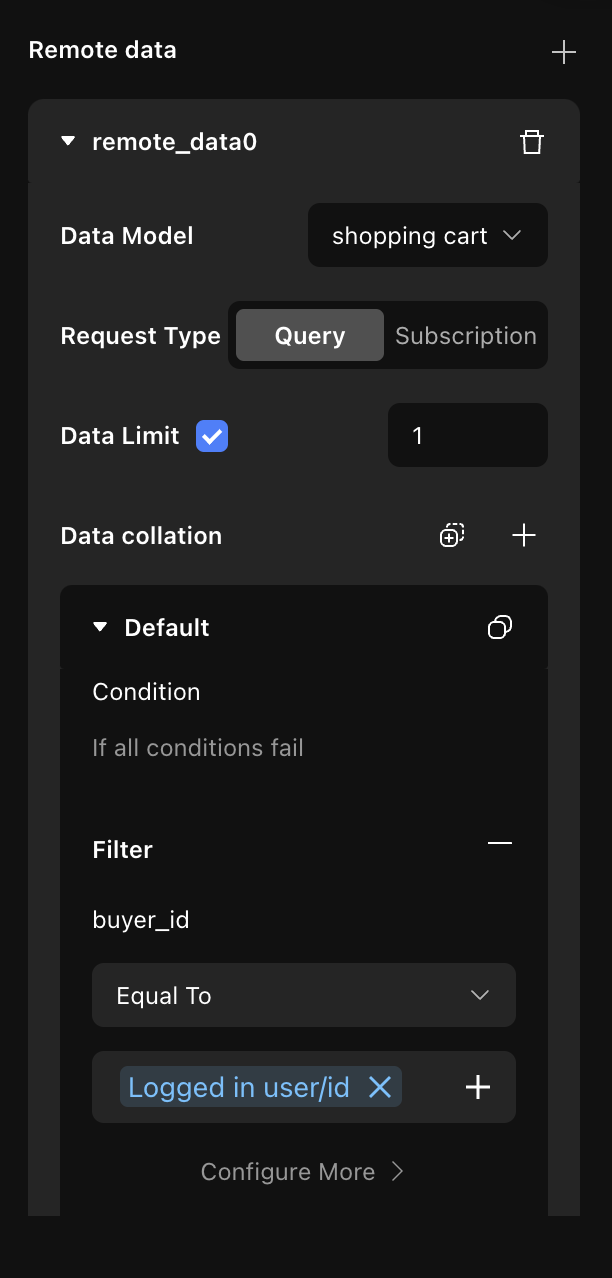 Configure data source