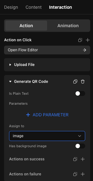 Parameter configuration example: equipment inspection.