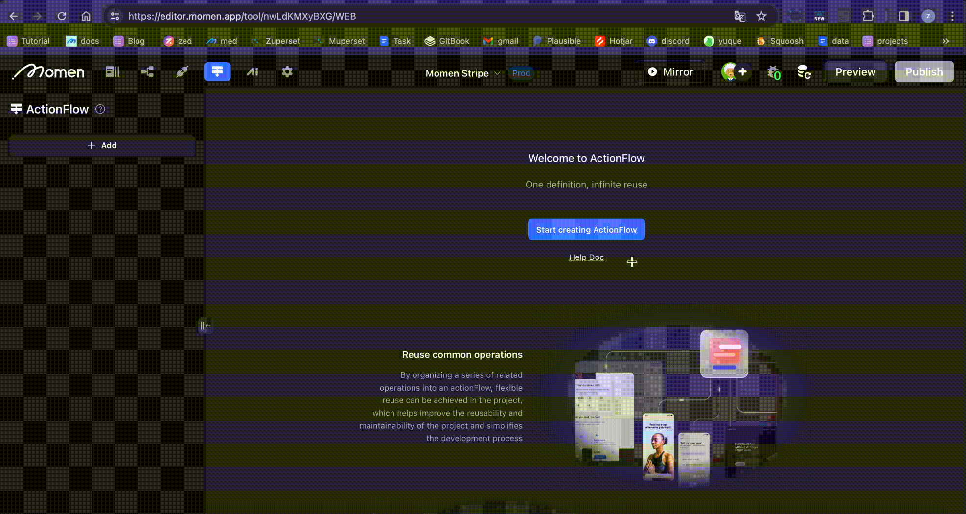 Configure Stripe Actionflow trigger