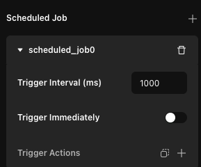 Configure scheduled job