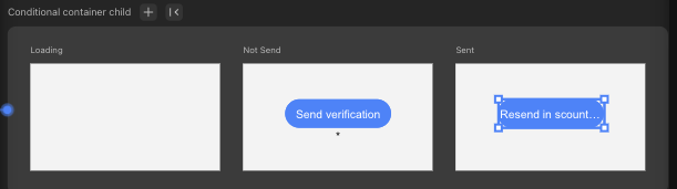 Conditional container setup