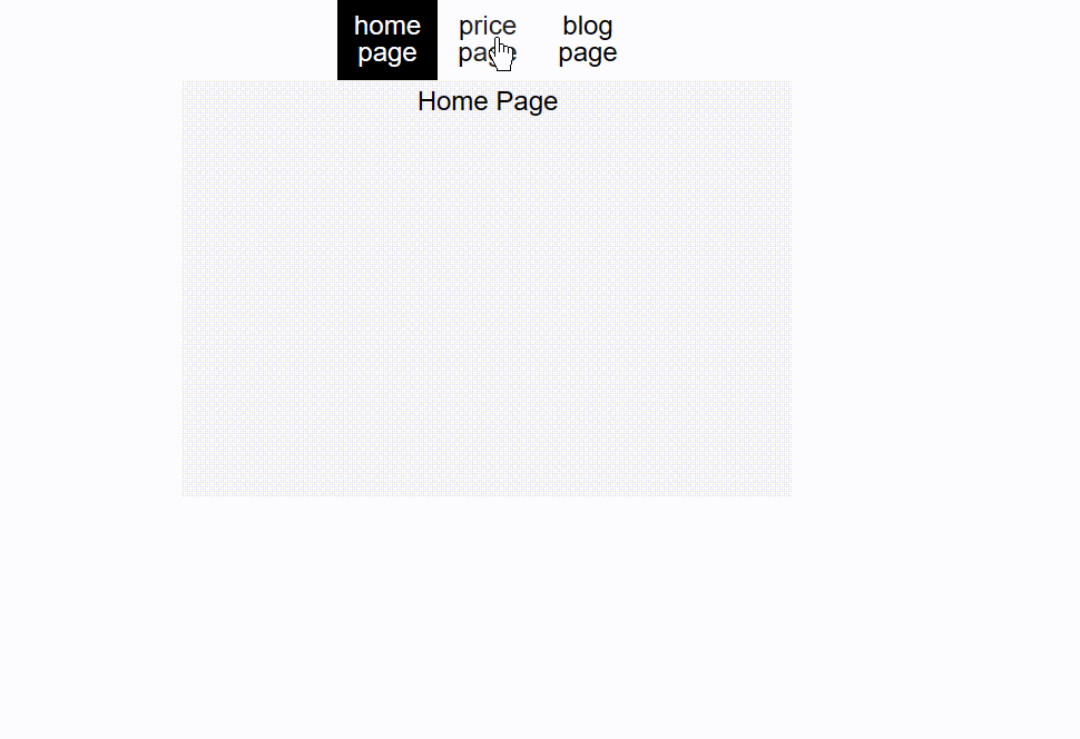 Tab navigation bar demo