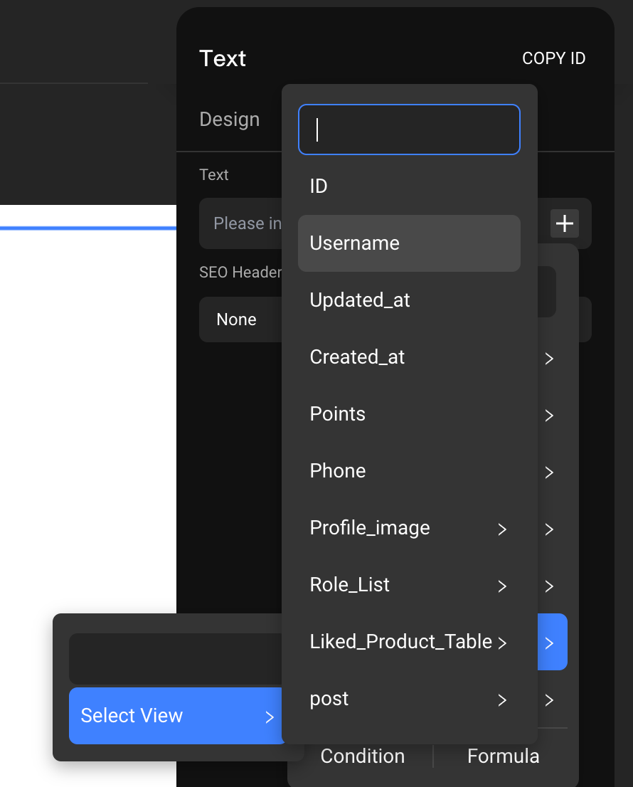 Select View | Momen Docs