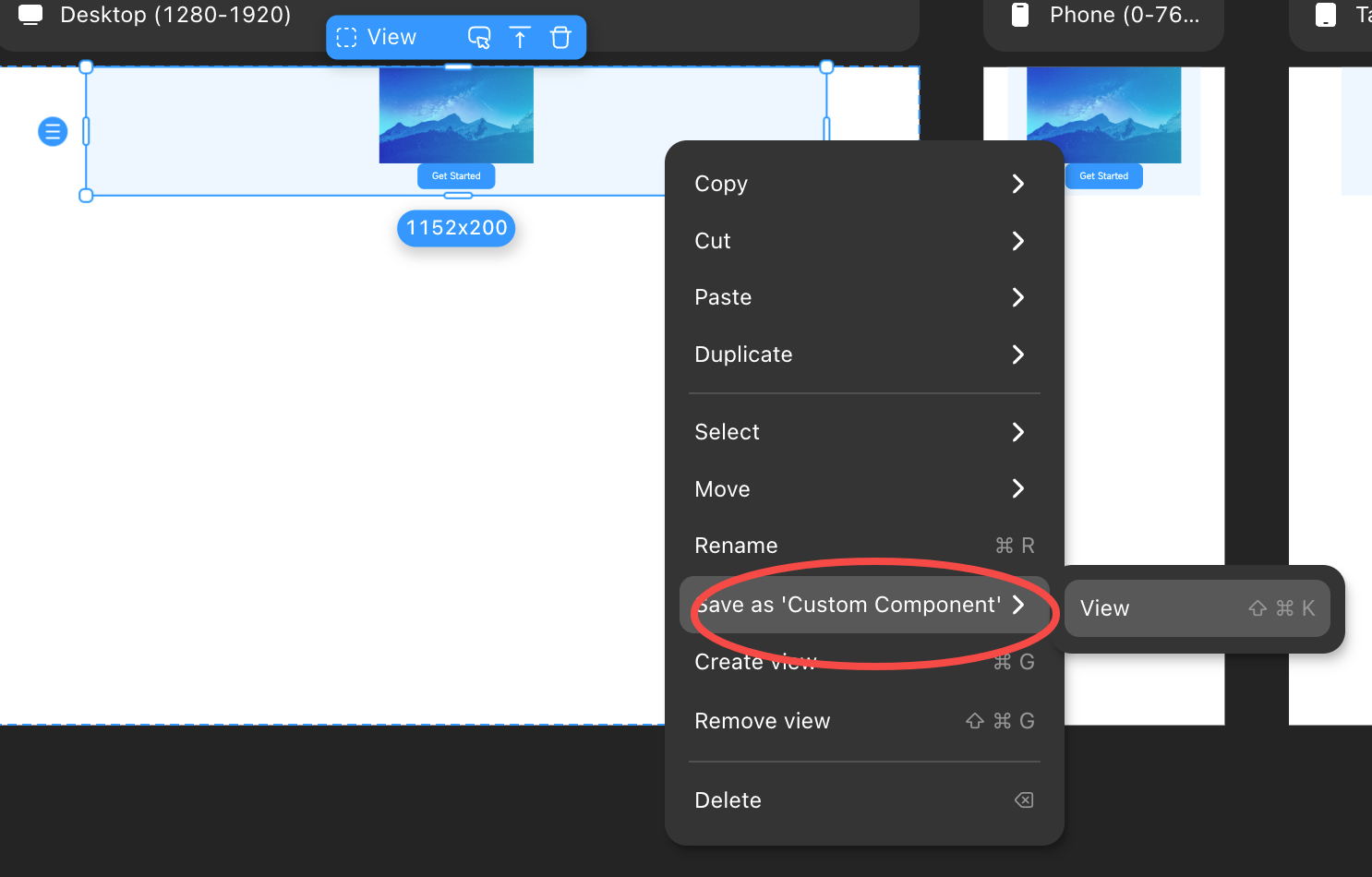 Add Custom Component
