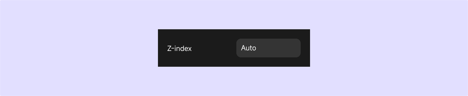 Layer settings