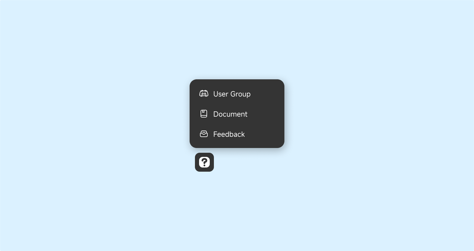 Help section icon