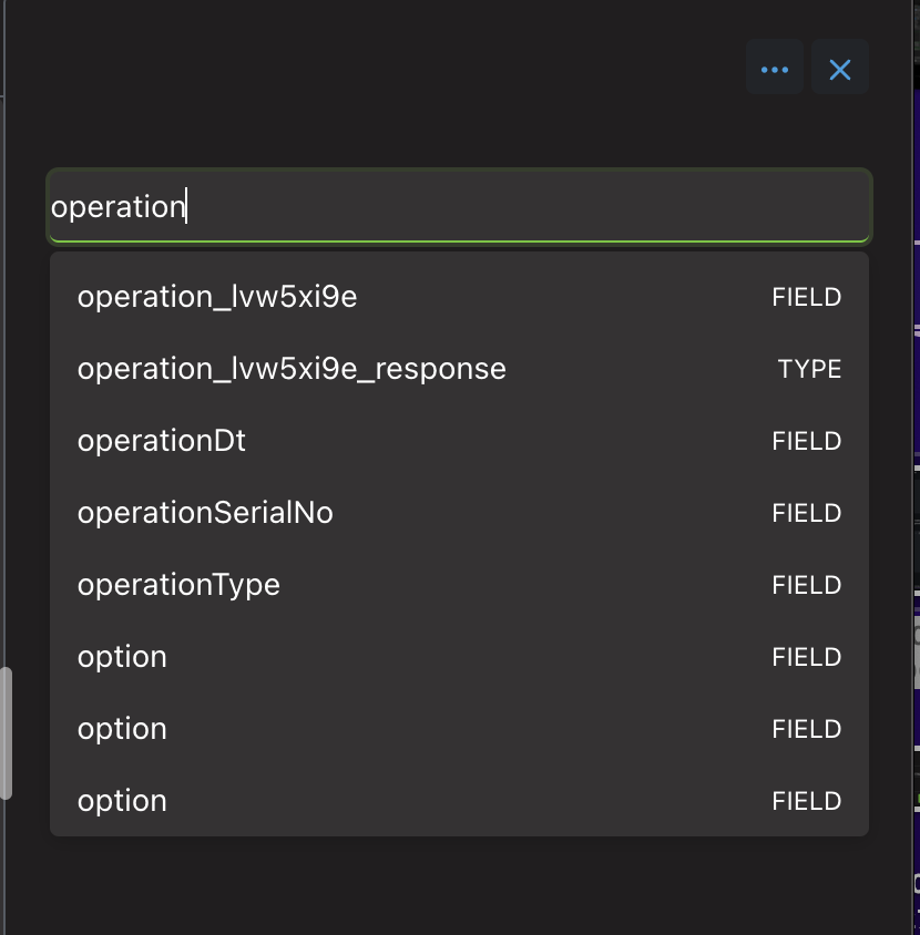 Find API id in Altair