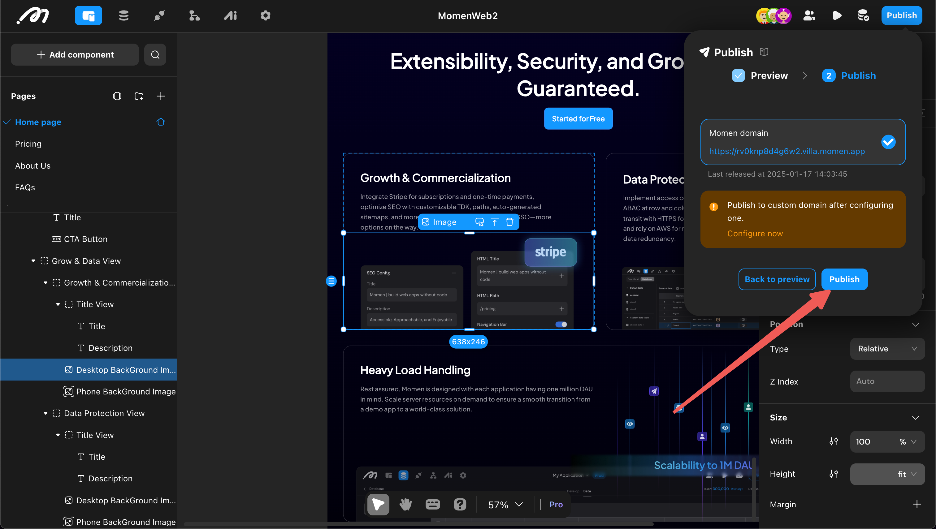 Publish project for SEO settings to take effect